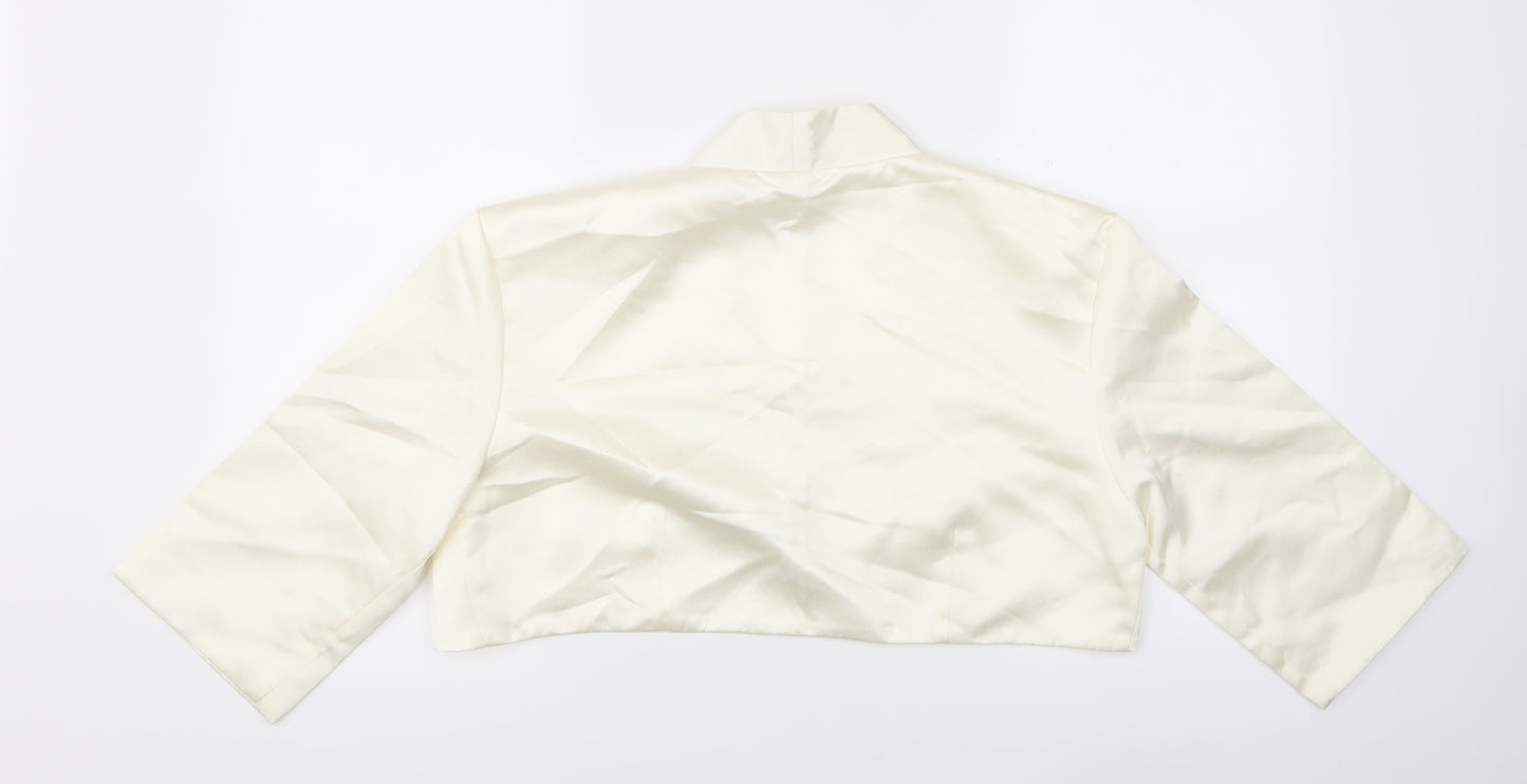 Womens UK Size  Preworn Regular White Suit Jacket