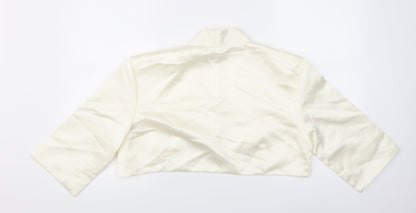 Womens UK Size  Preworn Regular White Suit Jacket