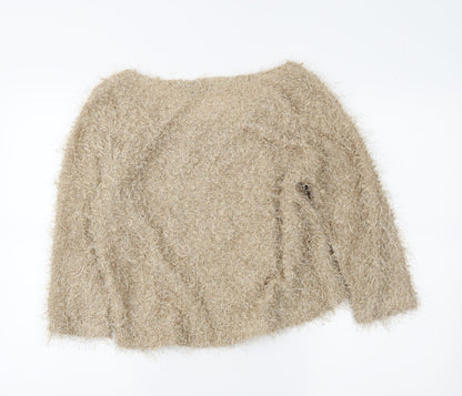 Zuppe Womens Brown   Pullover Jumper Size M