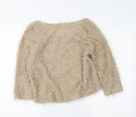 Zuppe Womens Brown   Pullover Jumper Size M
