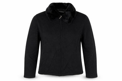 Croft & Barrow Womens Black   Full Zip Jumper Size M