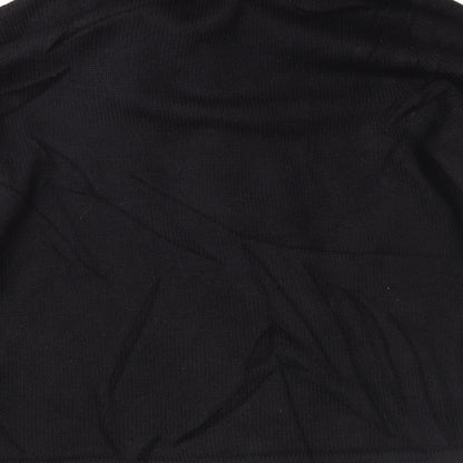 Croft & Barrow Womens Black   Full Zip Jumper Size M