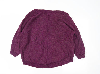Preworn Womens Purple   Pullover Jumper Size L