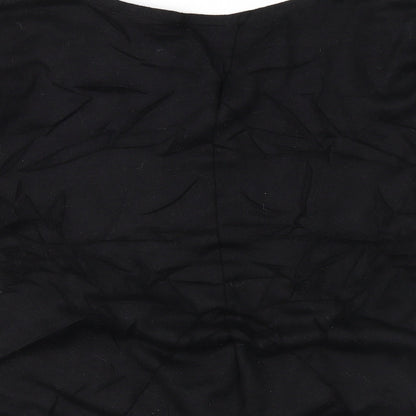 wallia Womens Black Polka Dot  Tunic Jumper Size M