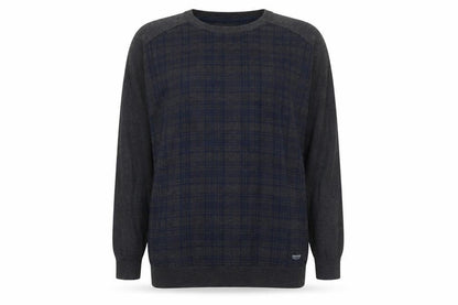 Threadbare Womens Grey Plaid  Pullover Jumper Size 2XL