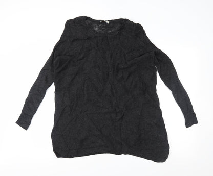 Wrap Womens Black   Pullover Jumper Size 8  - cold shoudler