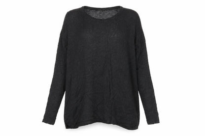 Wrap Womens Black   Pullover Jumper Size 8  - cold shoudler