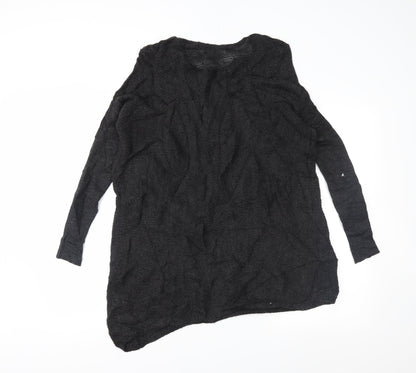 Wrap Womens Black   Pullover Jumper Size 8  - cold shoudler