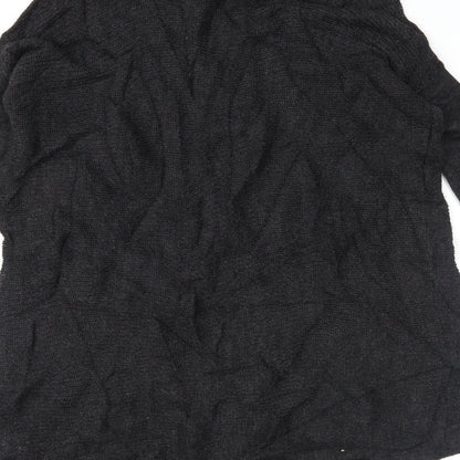 Wrap Womens Black   Pullover Jumper Size 8  - cold shoudler
