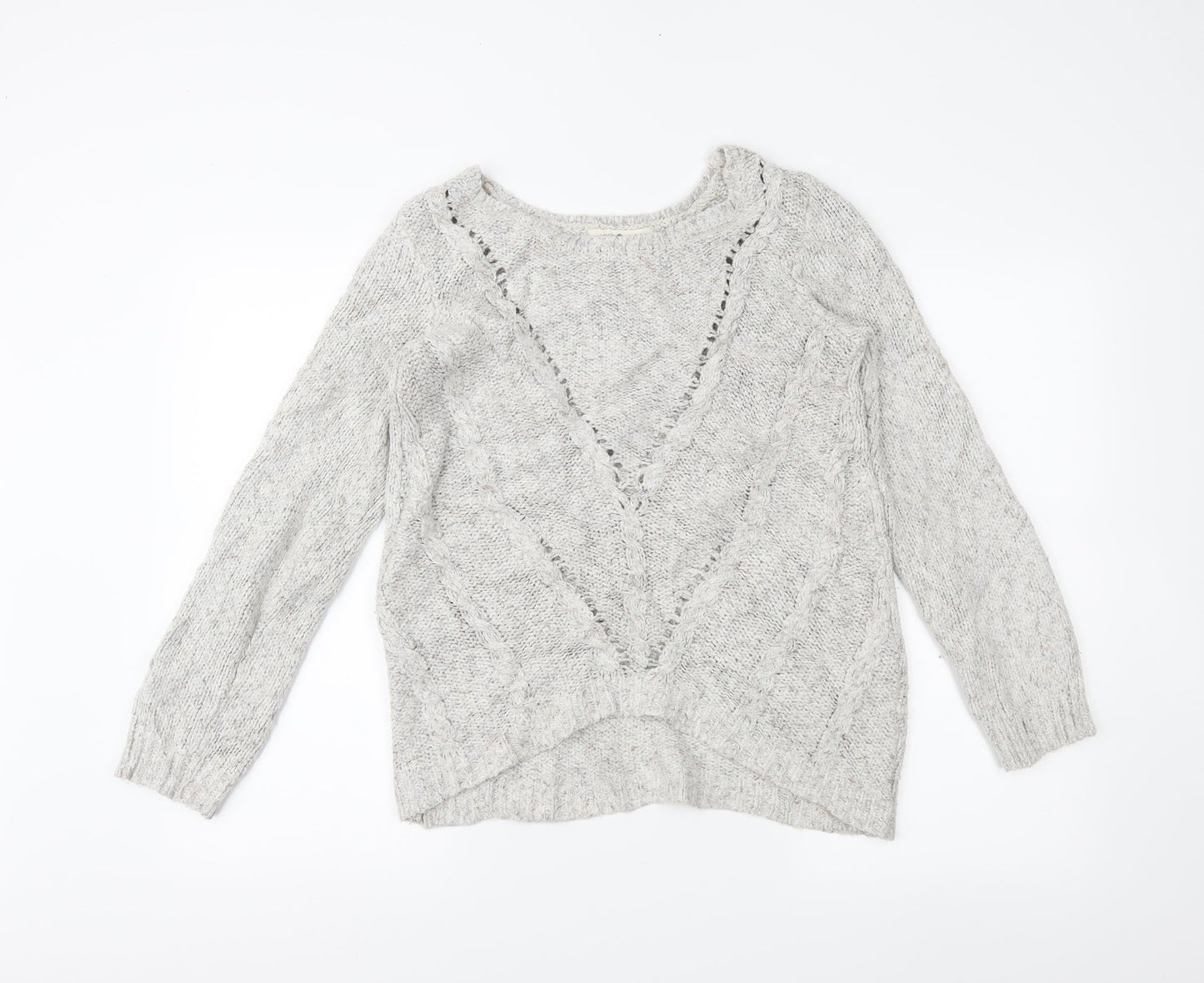 cachcach Womens Grey   Pullover Jumper Size 4