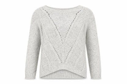 cachcach Womens Grey   Pullover Jumper Size 4
