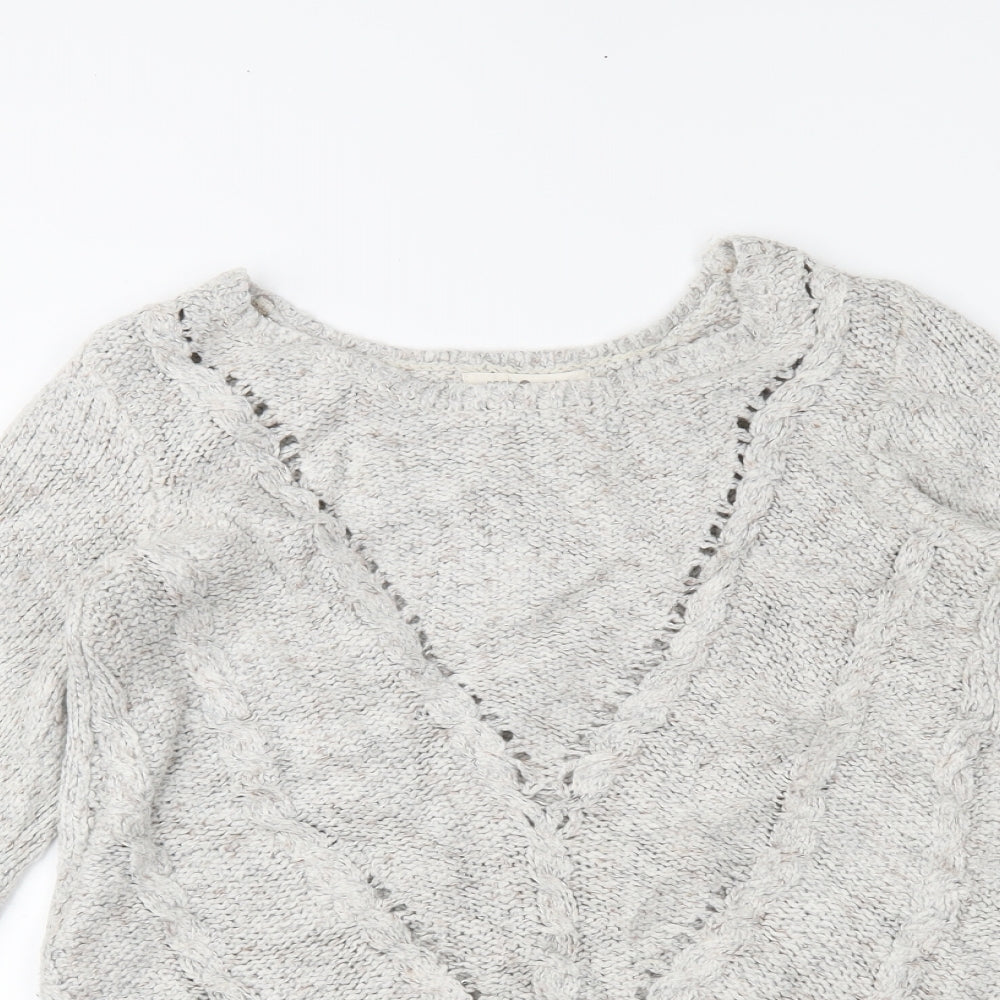 cachcach Womens Grey   Pullover Jumper Size 4