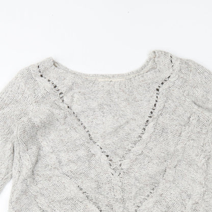 cachcach Womens Grey   Pullover Jumper Size 4
