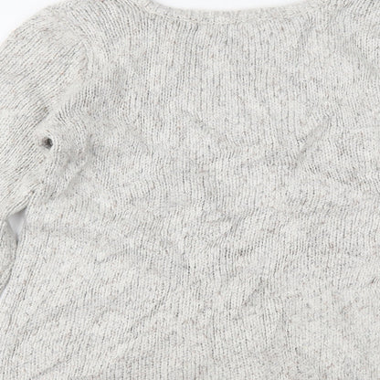 cachcach Womens Grey   Pullover Jumper Size 4