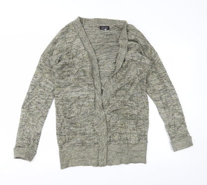 Zara Womens Green   Cardigan Jumper Size S