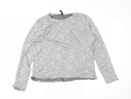 Womens UK Size M H&M Grey Tunic T-Shirt