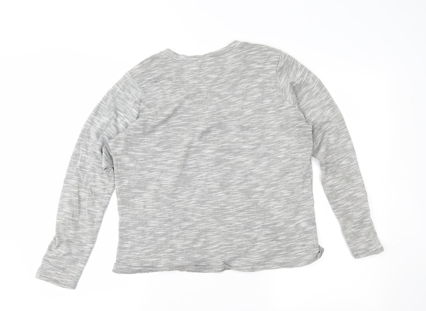 Womens UK Size M H&M Grey Tunic T-Shirt