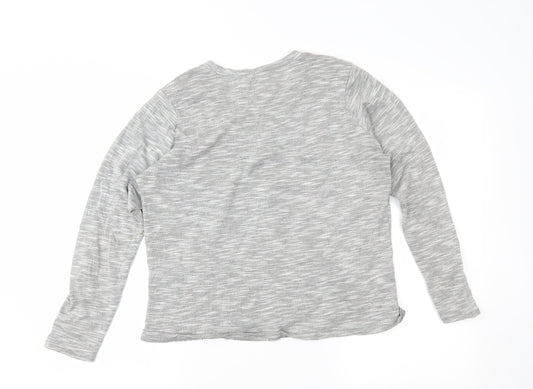 Womens UK Size M H&M Grey Tunic T-Shirt