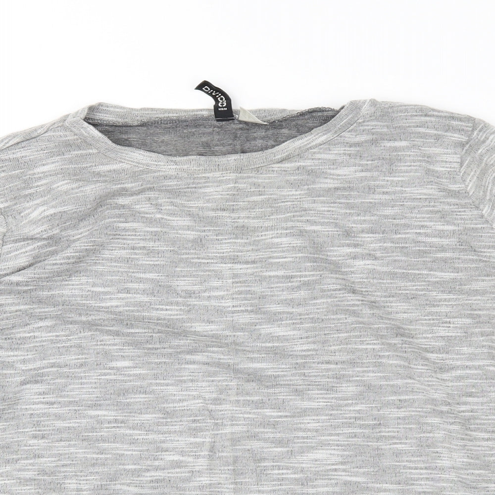 Womens UK Size M H&M Grey Tunic T-Shirt