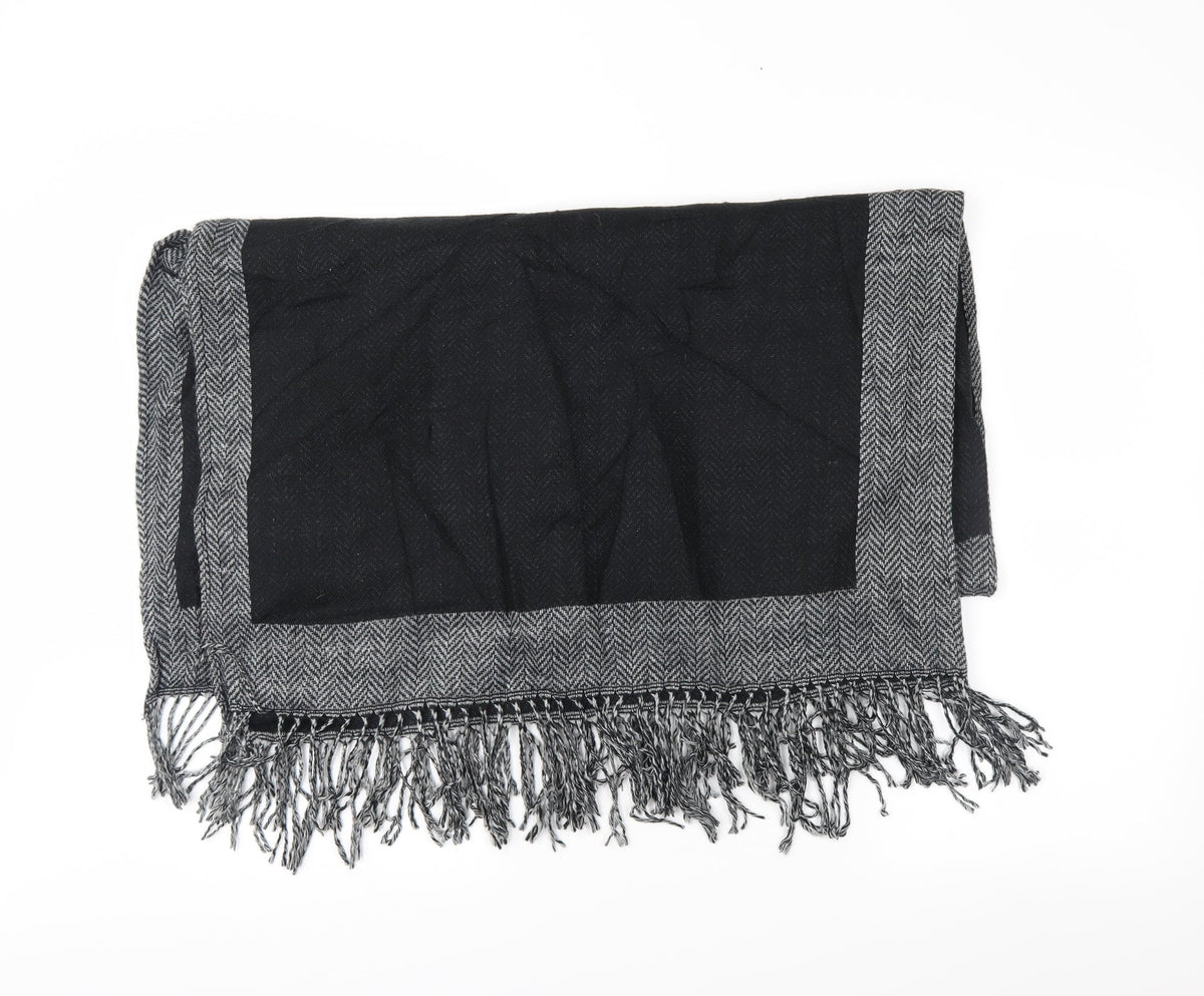 Preworn Womens Black    Shawl/Wrap