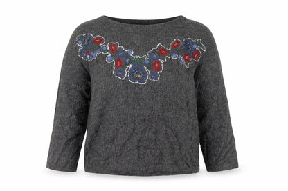 Zara Womens Grey   Pullover Jumper Size M