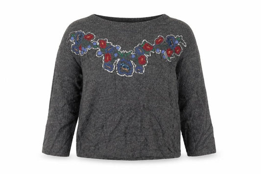 Zara Womens Grey   Pullover Jumper Size M