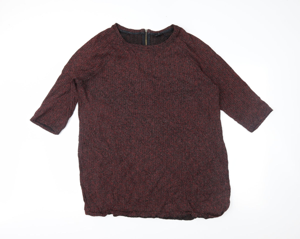 Topshop Womens Purple   Pullover Jumper Size 14