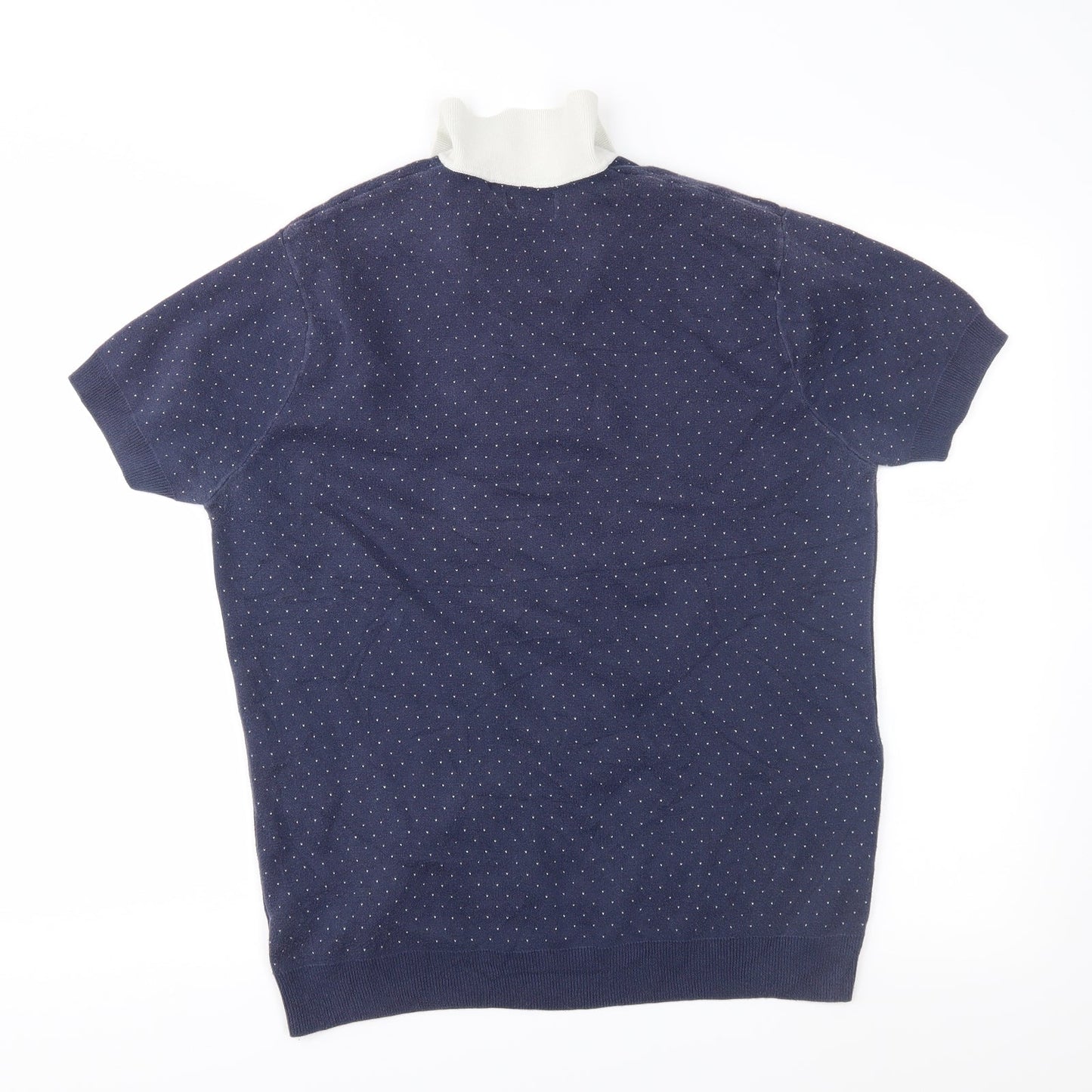 Womens UK Size L NEXT Blue Basic Button-Up