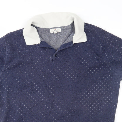 Womens UK Size L NEXT Blue Basic Button-Up