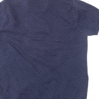 Womens UK Size L NEXT Blue Basic Button-Up