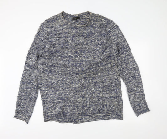 River Island Mens Blue   Pullover Jumper Size L
