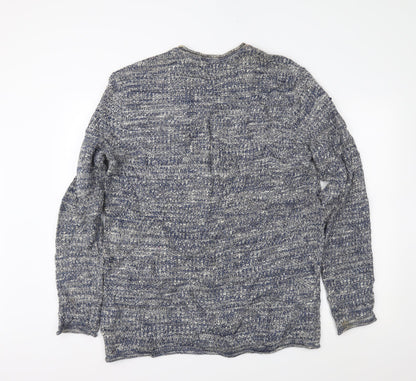 River Island Mens Blue   Pullover Jumper Size L