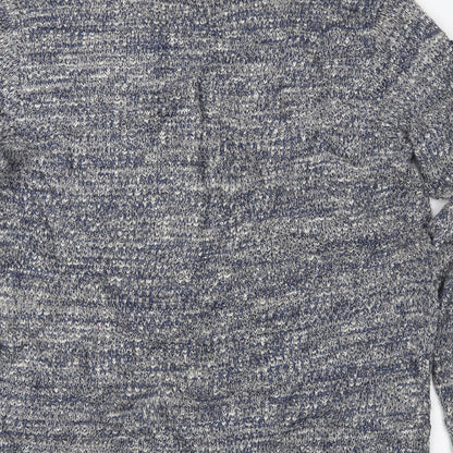 River Island Mens Blue   Pullover Jumper Size L