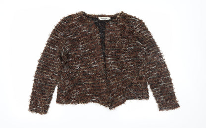 Venezia Womens Brown   Cardigan Jumper Size 10