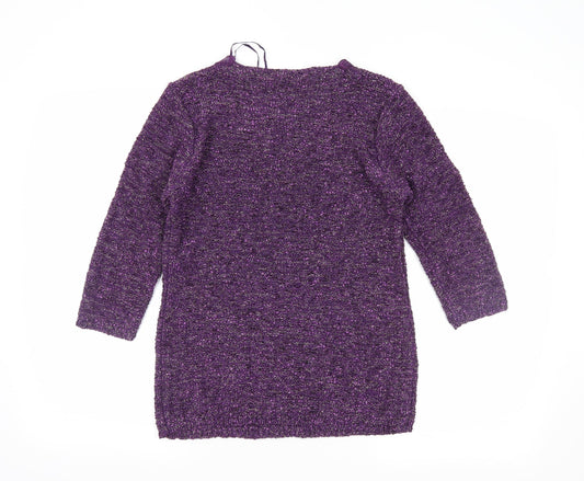 BM Womens Purple   Pullover Jumper Size S