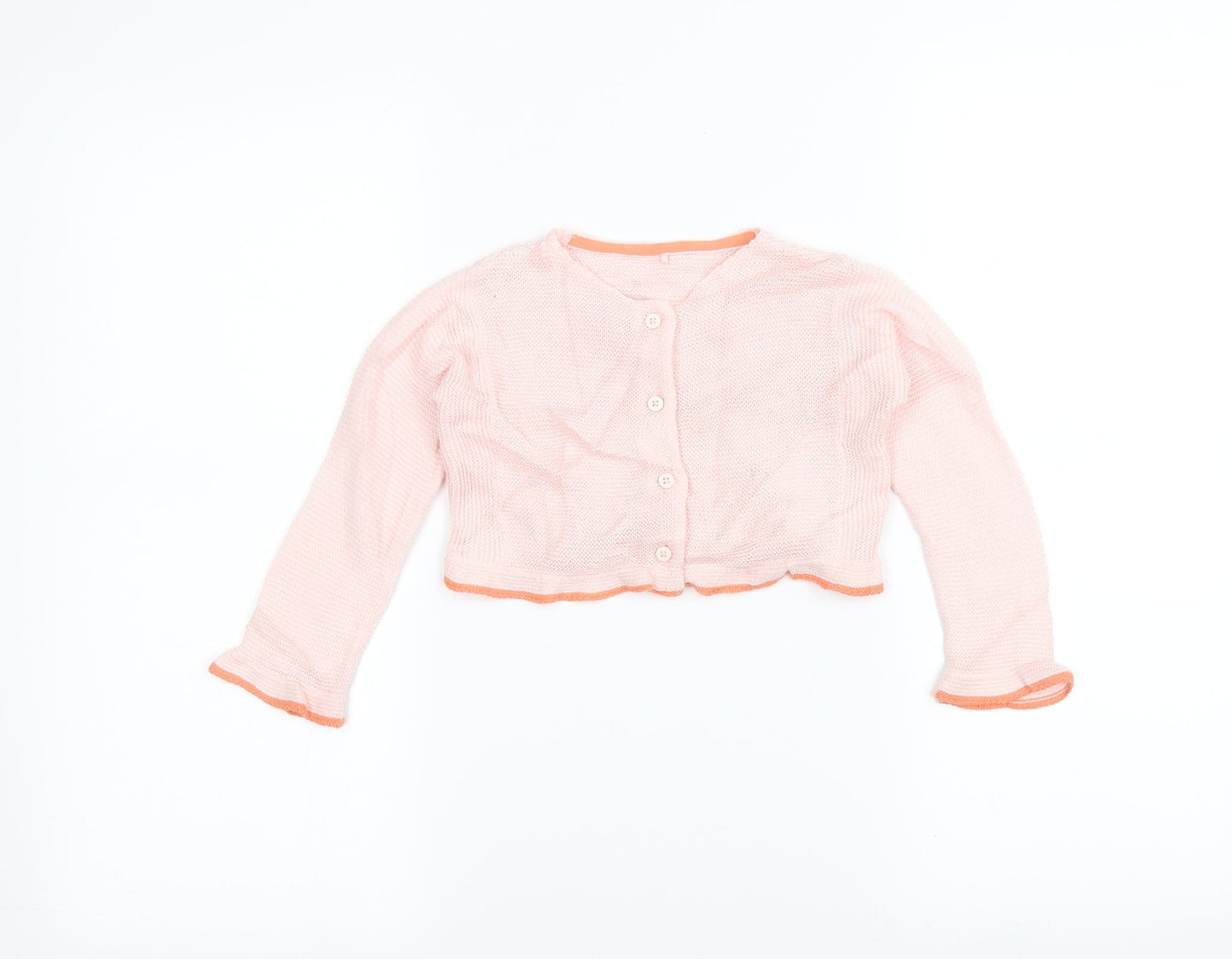 Marks and Spencer Baby Pink  Knit Cardigan Jumper Size 18-24 Months