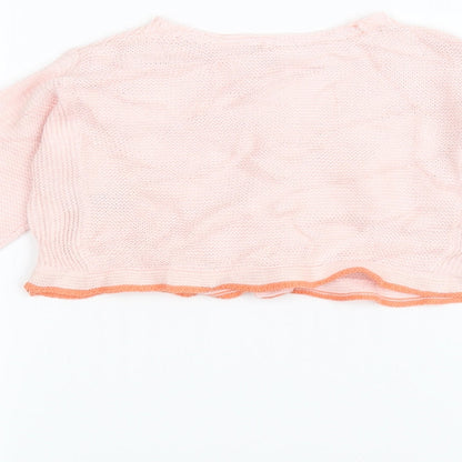 Marks and Spencer Baby Pink  Knit Cardigan Jumper Size 18-24 Months