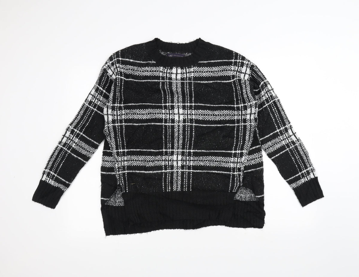 Marks & Spencer Womens Black  Knit Pullover Jumper Size S