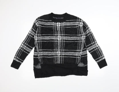 Marks & Spencer Womens Black  Knit Pullover Jumper Size S