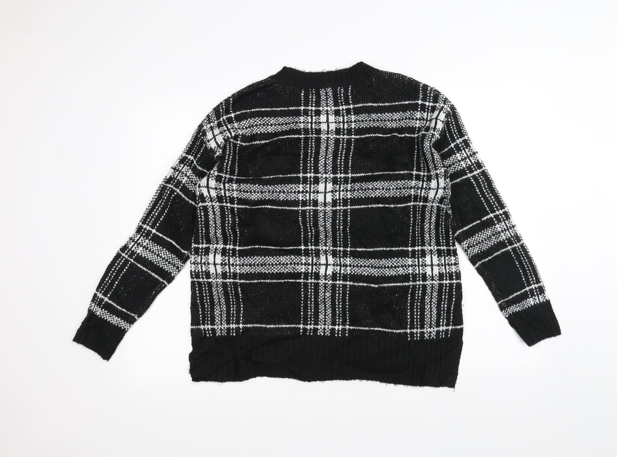 Marks & Spencer Womens Black  Knit Pullover Jumper Size S