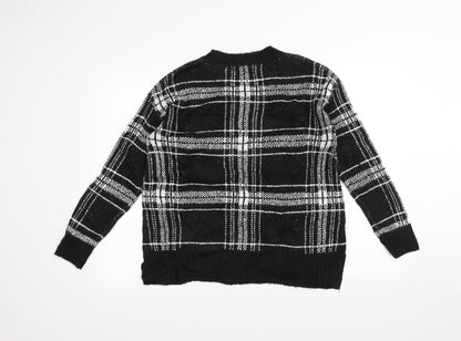 Marks & Spencer Womens Black  Knit Pullover Jumper Size S