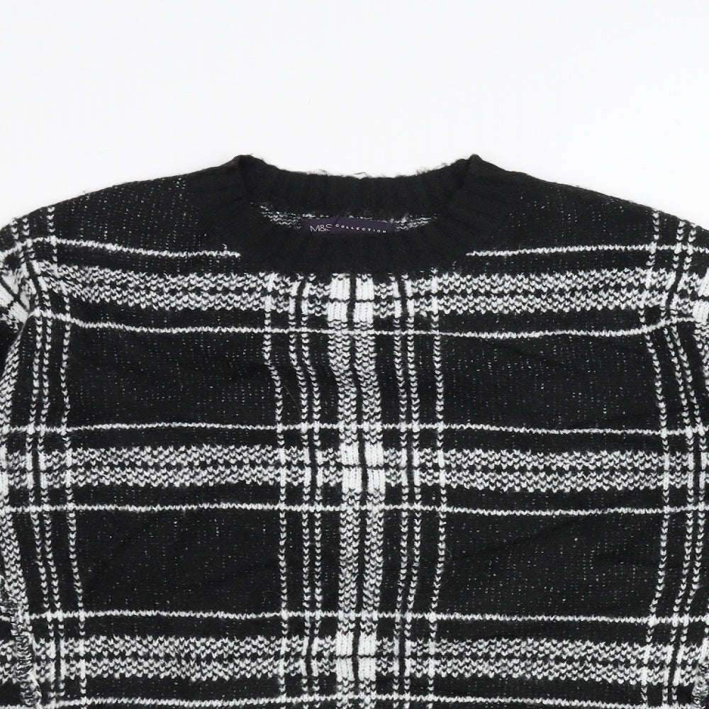 Marks & Spencer Womens Black  Knit Pullover Jumper Size S