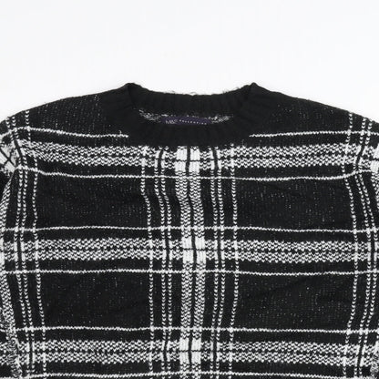 Marks & Spencer Womens Black  Knit Pullover Jumper Size S