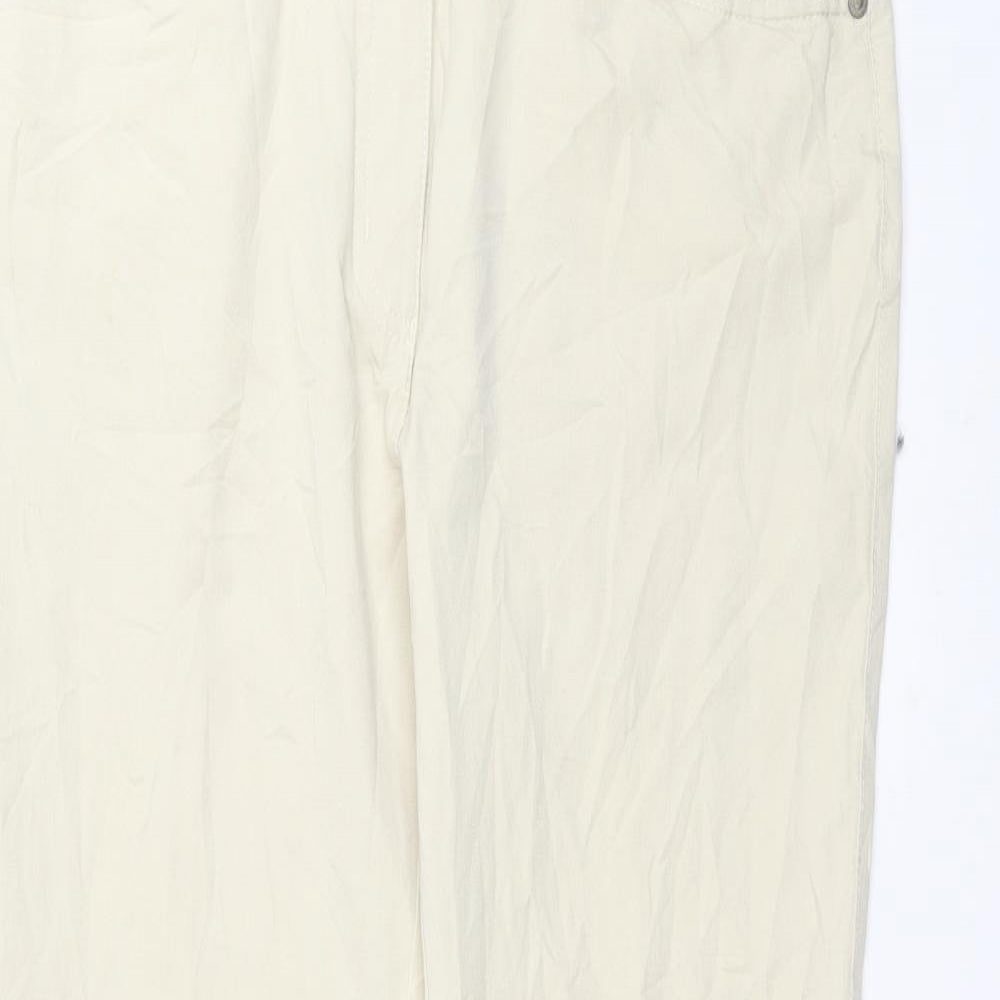 CELINA Womens White   Straight Jeans Size 14 L27 in