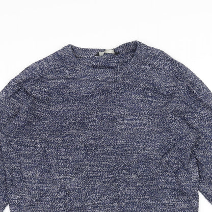 George Mens Blue  Knit Pullover Jumper Size S