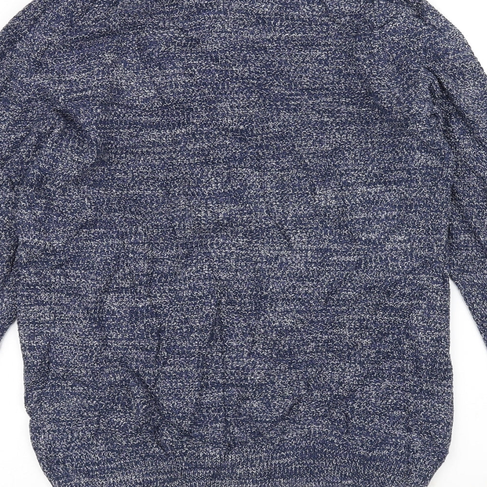 George Mens Blue  Knit Pullover Jumper Size S