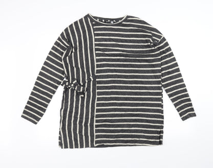 Womens UK Size 12 PEP&CO Black Basic T-Shirt