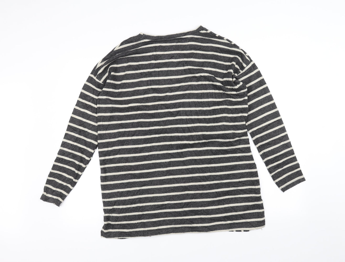 Womens UK Size 12 PEP&CO Black Basic T-Shirt
