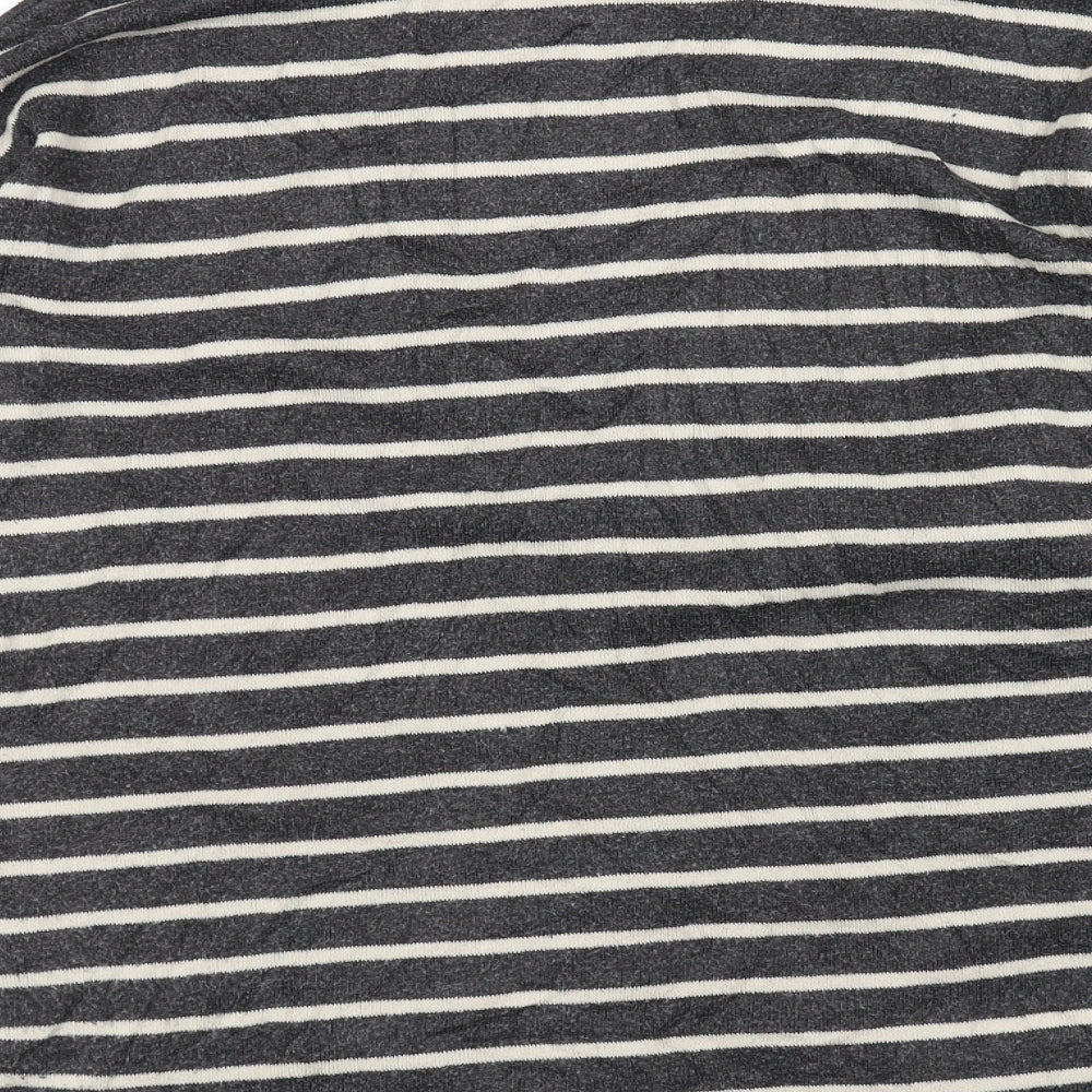 Womens UK Size 12 PEP&CO Black Basic T-Shirt