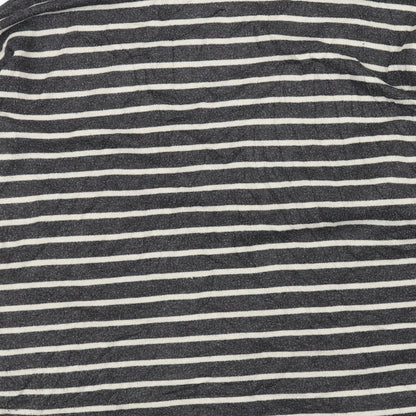 Womens UK Size 12 PEP&CO Black Basic T-Shirt
